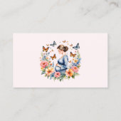 Moderne foto Geboorte & Postpartum Doula Visitekaartje (Achterkant)