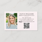 Moderne foto Geboorte & Postpartum Doula Visitekaartje (Voorkant)