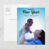 Moderne Foto | Gelukkig Nieuwjaar 2017 van de Feestdagenkaart (Voorkant / Achterkant)