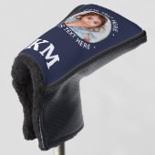 Moderne foto Gepersonaliseerd Golfer Sportief Mono Golfheadcover (3/4 voorkant)