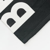 Moderne foto gepersonaliseerde beste paar ooit col fleece deken (Hoek)