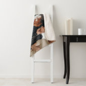 Moderne foto gepersonaliseerde beste paar ooit col sherpa deken (In situ)