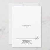 Moderne foto gratis Booze Coupon Weddenschap  Save The Date (Achterkant)