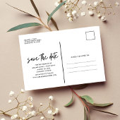 Moderne foto gratis Drinken Weddenschap Save the D Aankondigingskaart