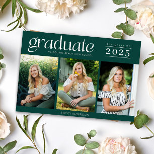 Moderne foto Groen High School Afstuderen