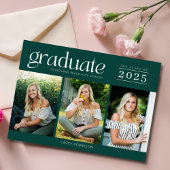 Moderne foto Groen High School Afstuderen