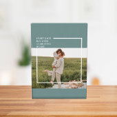 Moderne foto Groene familie — liefdevol cadeau