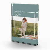 Moderne foto Groene familie — liefdevol cadeau (Rechts)