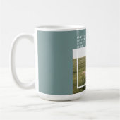 Moderne foto Groene familie — liefdevol cadeau Koffiemok (Links)