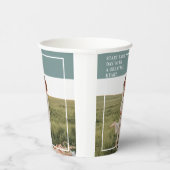 Moderne foto Groene familie — liefdevol cadeau Papieren Bekers (Rechts)