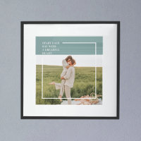 Moderne foto Groene familie — liefdevol cadeau