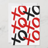 Moderne foto Happy Valentines Day XO Jubileum Feestdagenkaart (Achterkant)