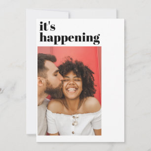 Moderne foto Het gebeurt op een oude negatieve rui Save The Date