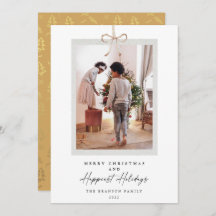 Moderne foto het gelukkigste kerst