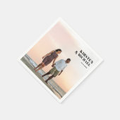 Moderne Foto Hochzeitskarte  Einladung Servet (Hoek)