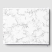 Moderne foto in liefhebbende sympathie begrafenis gastenboek (Achterkant)