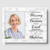 Moderne foto in liefhebbende sympathie begrafenis gastenboek (Voorkant)