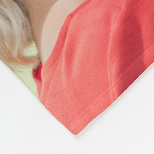 Moderne foto-inklage naam vleece Blanket Fleece Deken (Hoek)