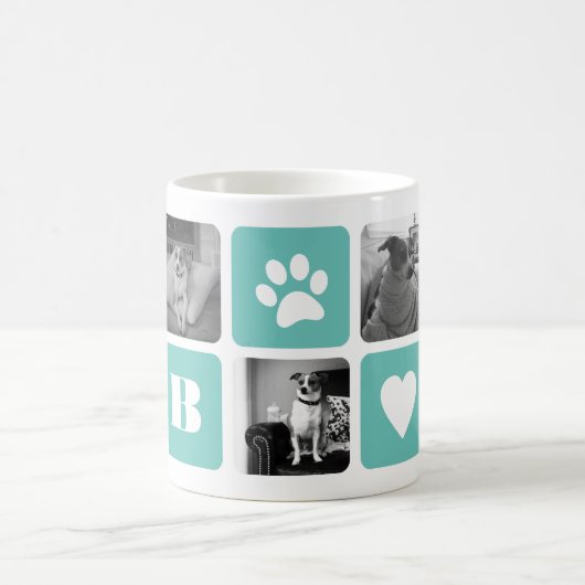 Moderne foto-inklage op foto van Pet Koffiemok (Center)