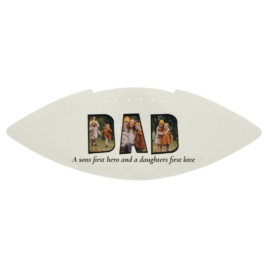 Moderne foto-inklage van papa american football (Paneel)