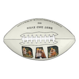 Moderne foto-inklage van papa american football