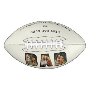 Moderne foto-inklage van papa american football