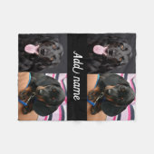 Moderne foto-inkuilflesje, kleine doekje fleece deken (Voorkant (Horizontaal))