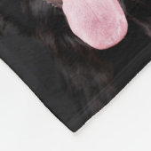 Moderne foto-inkuilflesje, kleine doekje fleece deken (Hoek)