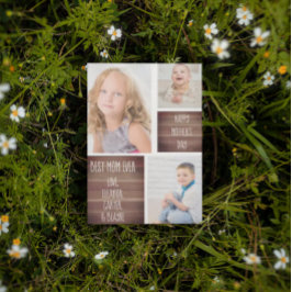 Moderne foto-inkuilkaart kaart