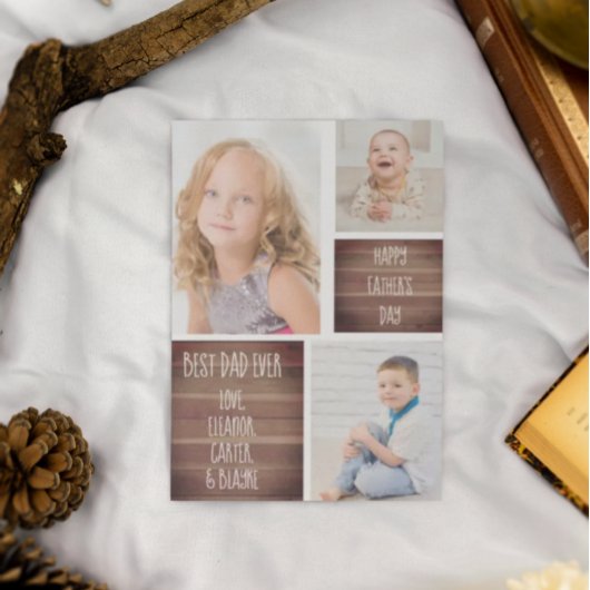 Moderne foto-inkuilkaart kaart