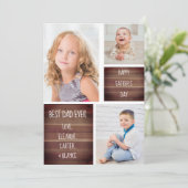 Moderne foto-inkuilkaart kaart (Staand voorkant)