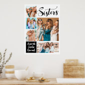 Moderne foto-inkuilzussen poster (Keuken)