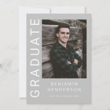 Moderne foto jongen afstuderen 