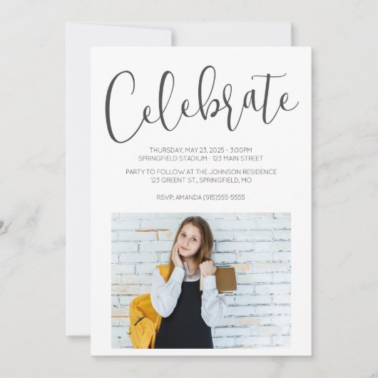 Moderne foto kaart (Voorkant)