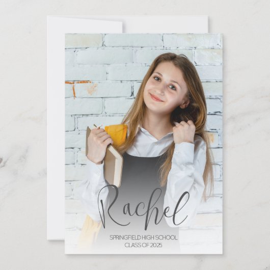 Moderne foto kaart (Achterkant)