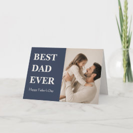 Moderne Foto Kaart Beste Papa Ooit