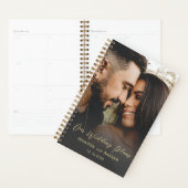 Moderne Foto & Kalligrafie Huwelijksplanner Planner (Display)