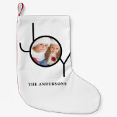 Moderne foto kleine kerstsok (Voorkant)