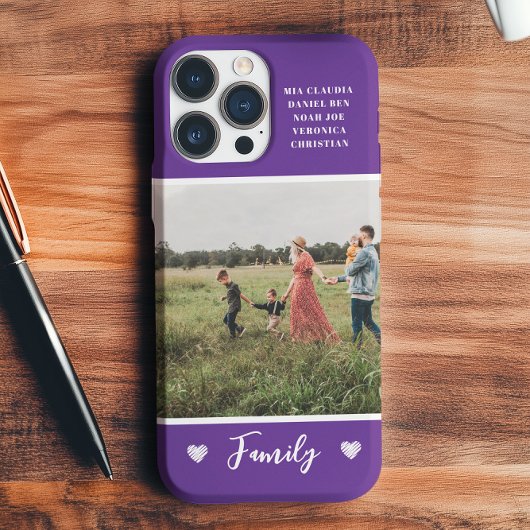 Moderne foto kleurrijk Paarse Case-Mate iPhone Case