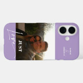 Moderne foto kleurrijke lavendel Case-Mate iPhone case (Achterkant (horizontaal))