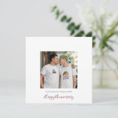 Moderne foto LGBT Gay Love Husband Jubileum (Staand voorkant)