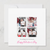 Moderne foto LGBT Lesbian Love Wife Valentijn Feestdagenkaart (Voorkant)