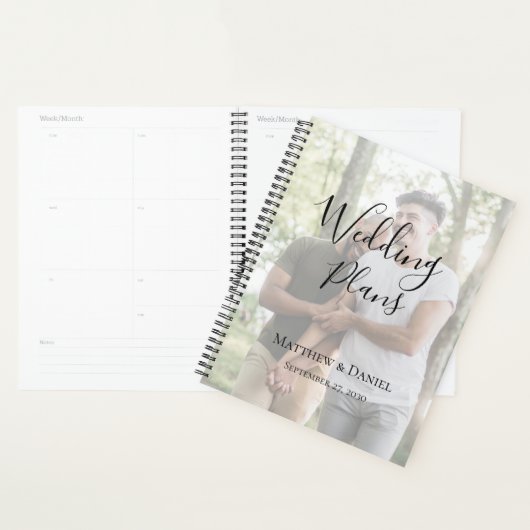 Moderne foto LGBTQ Bruiloft Planner (Display)