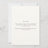 Moderne Foto Lijst Mint Green Wedding Aankondiging (Achterkant)