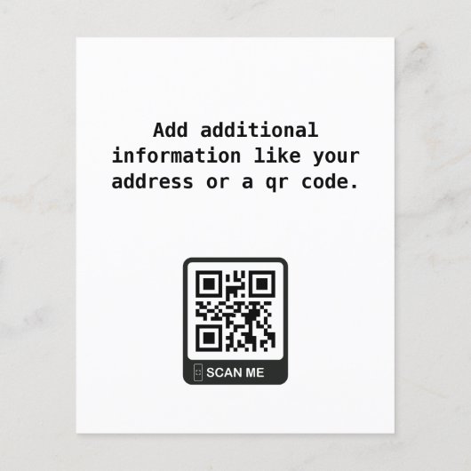 Moderne foto makelaar op maat flyer (Achterkant)