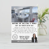 Moderne foto makelaar op maat kaart (Staand voorkant)