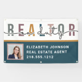 Moderne foto makelaar van dienst promotie banner (Horizontaal)