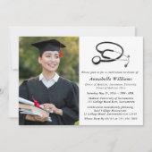 Moderne Foto MD Doctor Graduation Party Kaart (Voorkant)