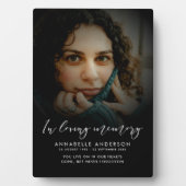 Moderne foto Memorial Tafelblad Plaque met Ezel Fotoplaat (voorkant)