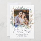Moderne foto Merry & Bright Boho Floral (Voorkant)